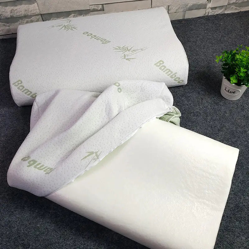 Bamboo Fiber Slow Rebound Memory Foam Pillow